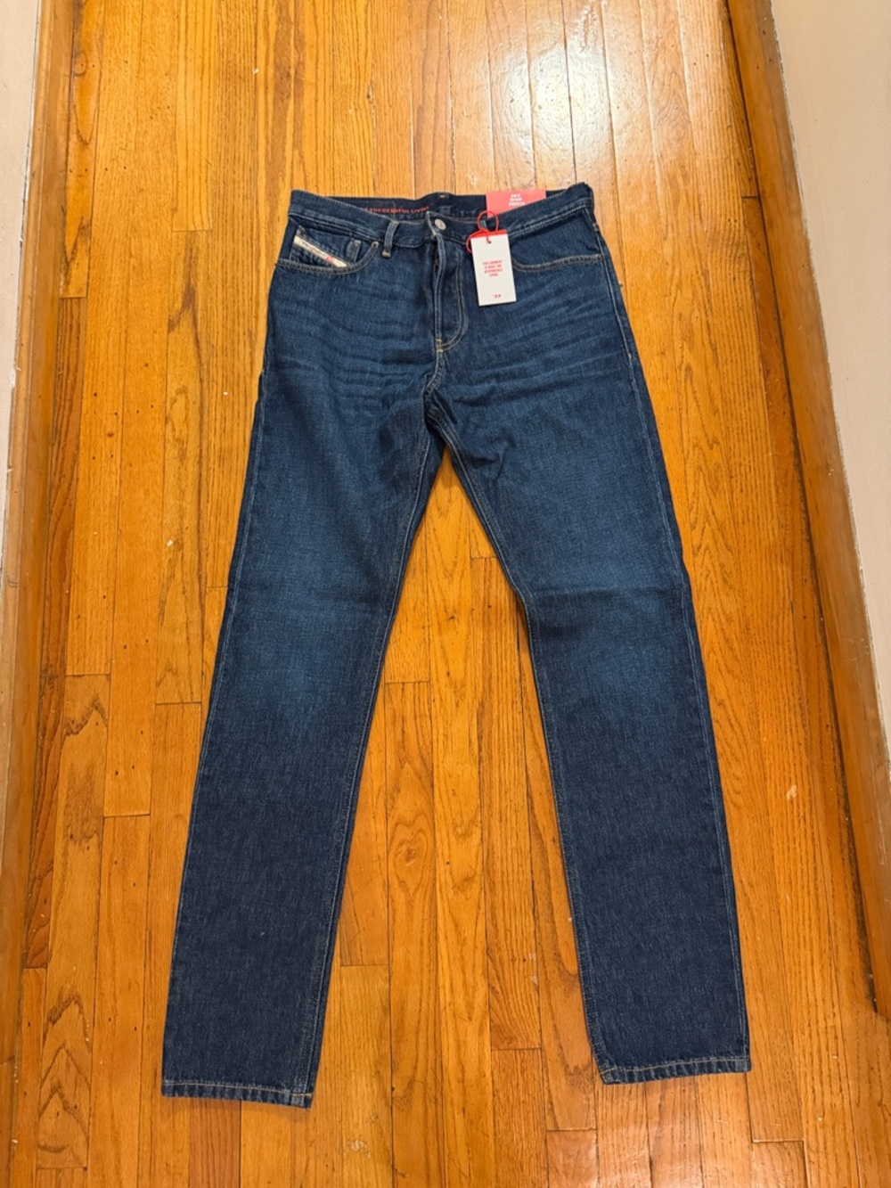 Diesel 1995 Men's Dark Blue Slim Straight Jeans 32x34 NWT